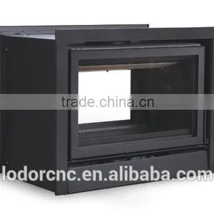 2 Sided Corner Wooden Fireplace thumbnail-5