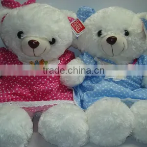 HI EN71 Cheap Custom Pink And Blue Teddy Bear thumbnail-1