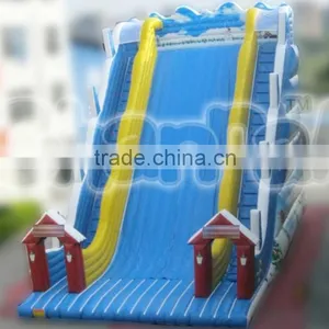 Winter Snow Theme Inflatable Skiing Slide thumbnail-2