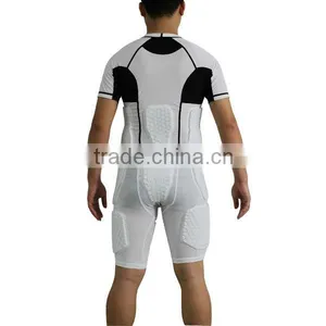 White Compression Sports Wear 5-Pad Short for Men thumbnail-1