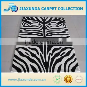 Hand Tufted Zebra Stripes High Quality Factory Price Acrylic-poly Carpet for Living Room thumbnail-1