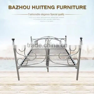 Hot Sale Modern Bedroom Furniture Metal Bed thumbnail-2