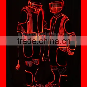 Wireless DMX512 Programmable Light Up LED Robot Outfit Suit thumbnail-2