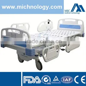 Good Quality Double Crank Manual Hospital Bed thumbnail-2