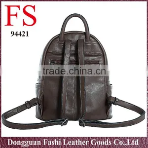 Factory Supply Boutique New Arrival Leather Backpack Bag thumbnail-4