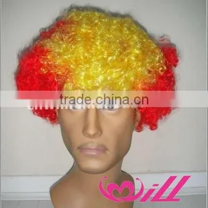 Fashion Male Cosplay Wig Curly Afro Wig Wholesale Factory Price High Quality Accept Sample Order thumbnail-1