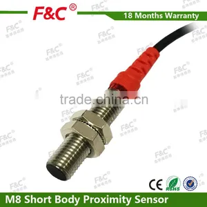 M8 Short Body 12-24vdc PNP Proximity Sensor for Sales thumbnail-1