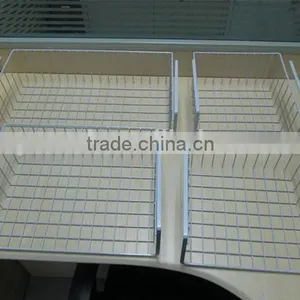 17" White Wire Kitchen Cabinet Organizer thumbnail-3
