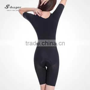 S-SHAPER New Arrivals Caffeine Seamless Bodysuits Italy Carvico Fabric Burning Fat Slimming Shapewear thumbnail-2