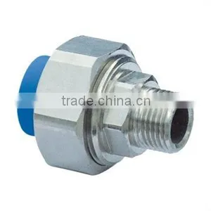 PE Pipe Fittings: Male Thread Union (Soc x Mipt With Brass Thread Insert) thumbnail-1