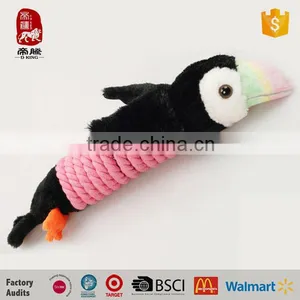 Rope Wrapped Dog Toy Rope Duck Plush Pet Toys thumbnail-5