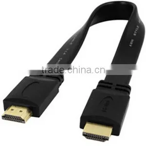30CM Flat Type HDMIA Male to HDMIA Male Cable 24k Gold Plated thumbnail-1