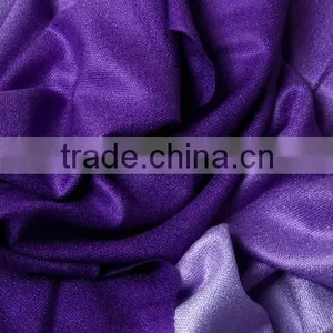 Purple Acrylic Gradient Rainbow Viscose Pashmina Scarf thumbnail-3