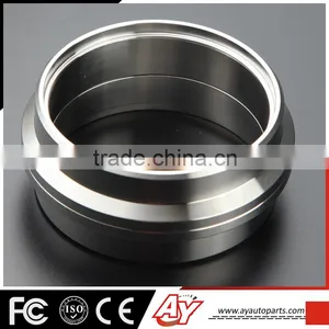 1.75inch High Quality SS304 Exhaust DownPipe Male Female v Band Flange thumbnail-1