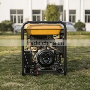 NIMBUS 2015 New Portable Single Phase 10HP Diesel Engine Powered Open-type Diesel 5KW Generator for Sale thumbnail-4