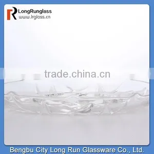 Longrun Hot New Products for 2015 1440g Customed-made Transparent Ellipse Fruit Plate Bulk Fom China thumbnail-1