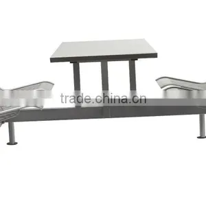 Stainless Steel Fast Food Resturant Table and Chair Set thumbnail-4