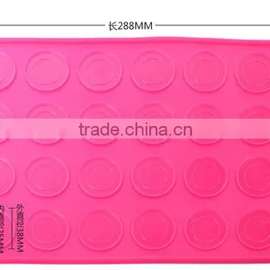 Large Double Sided Macaron Macaroon Dessert DIY Mold Sheet Silicone Baking Mat thumbnail-6