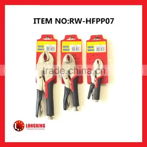 Factory Supply Round Jaw Locking Pliers With Soft Double Colour Handle thumbnail-1