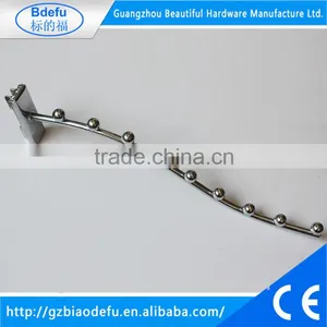 Factory Metal Display Hook for Supermarket ,shelf With 9 Beads thumbnail-1