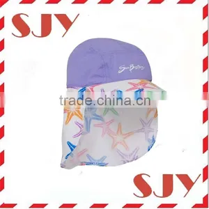 UV Sun Protective Girls UPF 50+ Flap Hats thumbnail-1