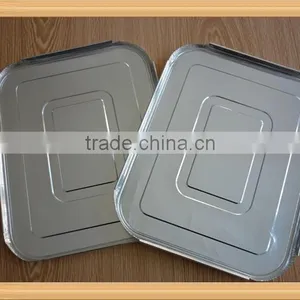 Rectangular Disposable Catering Aluminum Foil Container Lid thumbnail-6