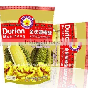 Vaccum Dried Crispy Durian Slice From Thailand [ Thai Ao Chi Brand ] thumbnail-1