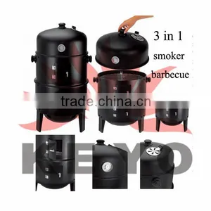 Barrel Bbq Charcoal Grill Charcoal Bbq Grill Outdoor Charcoal BBQ thumbnail-1