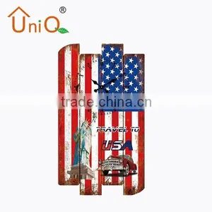 Hotel Time Clock Gift Wall Clock Waiting Room American National Flag Clock thumbnail-1