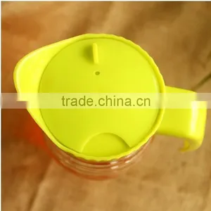 1.5L Clear Glass Water Jug Bottle With Plastic Handle Lid thumbnail-6