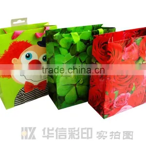 Children's Style Paper Gift Bag With Ribbon Handle thumbnail-2