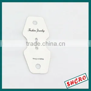 Custom Printed Paper Hanging Necklace Cards Jewelry Display Cards thumbnail-1