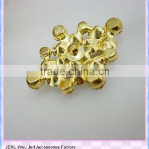 Rhombic Decoration Accessory Rhinestone Button With Plastic Pearl for Wedding and Party With Quick Delivery thumbnail-2