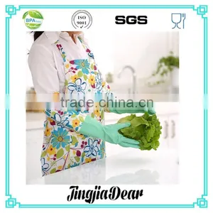 Popular Household Latex Gloves Flocklined / Household Glove With Flocklined/Bi-color Household Glove thumbnail-1