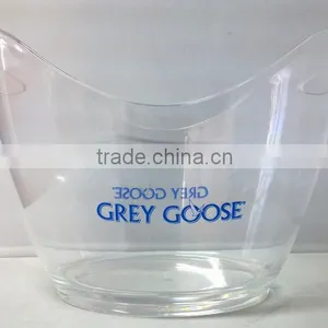Clear Transparent Acrylic Grey Goose Ice Bucket thumbnail-1