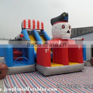 Inflatable Pirates Obstacle Course 2016 Good Quality Children Inflatable Slide CE Exports thumbnail-3