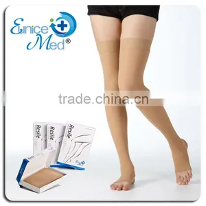 OBM 23-32mmHg Open Toe Thigh High Compression Stockings thumbnail-1