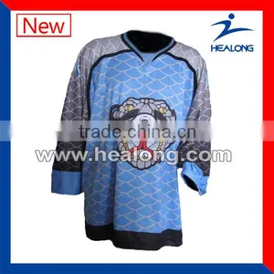 Costom Sublimation Team Ice Hockey Shirt Ice Hockey Jerseys thumbnail-1