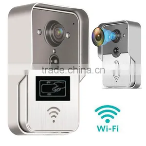 Wifi Video 7 Inch Screen Buttom Calling ID Card Access Remote Control Unclock Door Beel thumbnail-1
