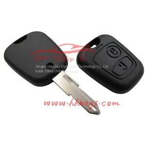 Car Key Shell With 2 Button Nologo for Peugeot 206 Remote Car Key Shel thumbnail-4