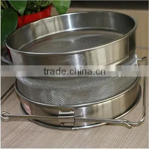 2016 New Year Promotion! Stainless Steel Double-layer Honey Strainer/honey Filter/honey Sieves for Apiculture thumbnail-1