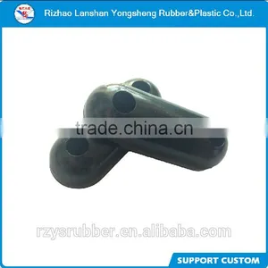 Low Price High Quality Black PVC Plastic Toilet Seat Buffer Pad thumbnail-1