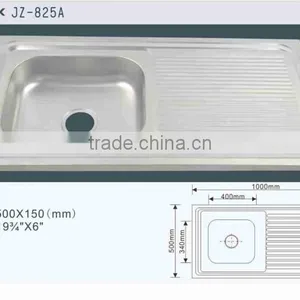 100*50CM New Type Cheap Stainless Steel Kitchen Sink With One Hole thumbnail-2