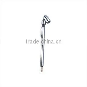 PENCIL TYPE TIRE GUAGE Black Plastic Head and Metal Body, (2 Colors)2 Side Plastic Bar or Metal Bar Calibrated :10-50 LBS,10-1 thumbnail-1