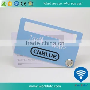 Customized CMYK Printing Plastic PVC Luggage Tag thumbnail-2