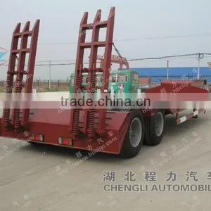 2 Axle Cheap Flat Bed Semi Trailers thumbnail-1