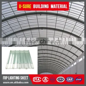 Fiberglass Reinforced Flexible Transparent Corrugated Plastic Roof Sheet thumbnail-1