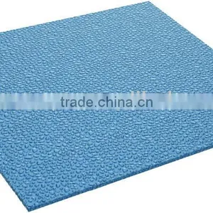 Opaque Lower Temp Plastic Polycarbonate Embossed Sheet (Ti-Lite Metallic Blue Solid Embossed) thumbnail-3