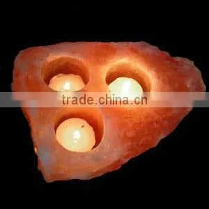 Rock Salt Candle Holder thumbnail-1