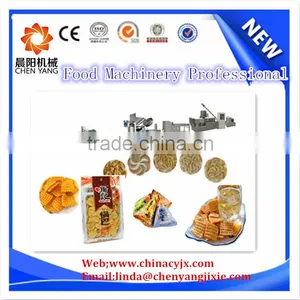 Professional Fried Extrusion Food Manufacturing Machine With Stainless Steel Line thumbnail-1